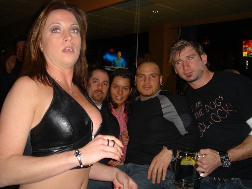 No... did I just walk into this pic... you're not putting that on the web site - I'll kill you